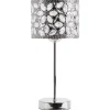 Tischlampe Nickel 40 Cm Trommelform Sajo S