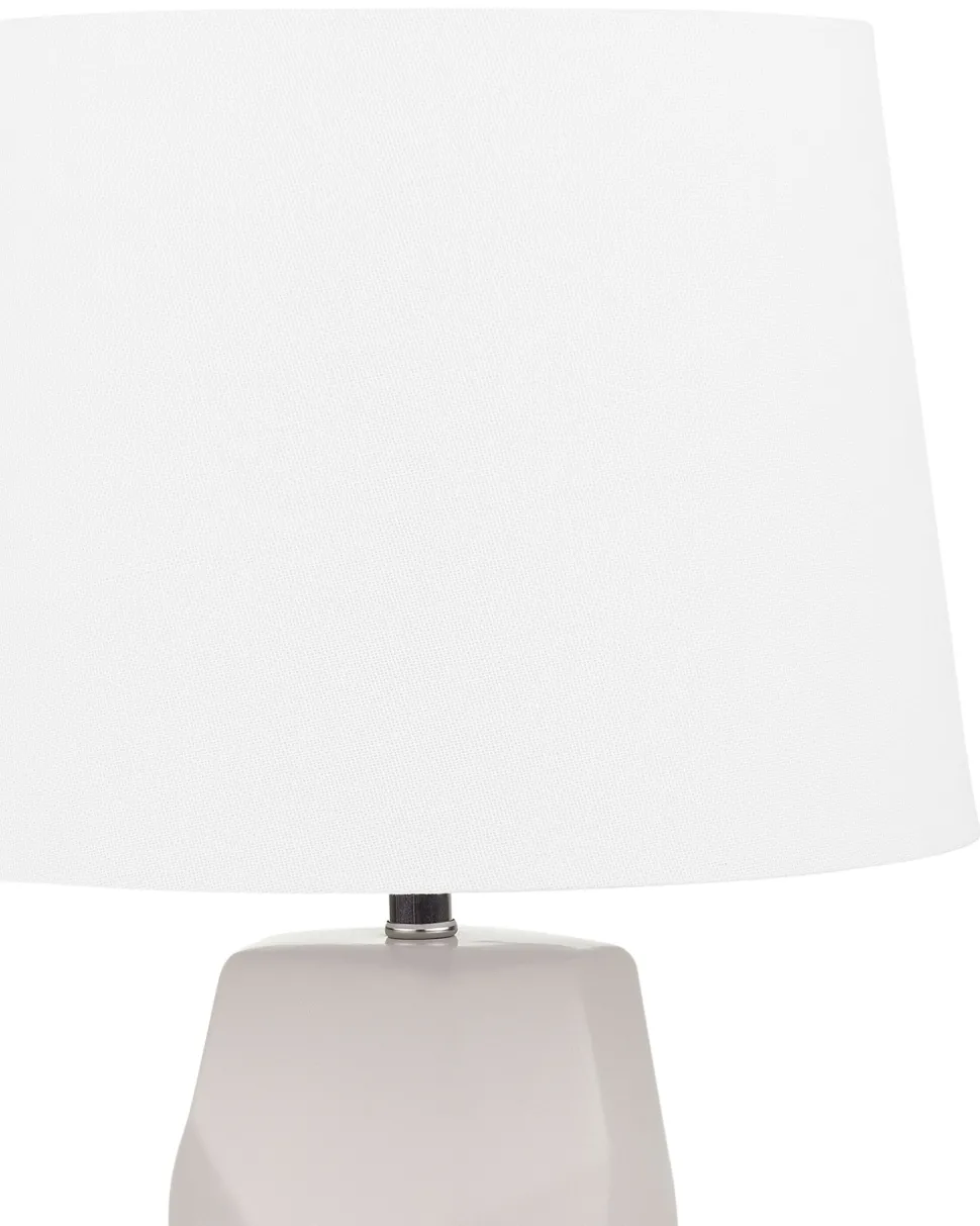 Tischlampe Rosa 43 Cm Trommelform Elia