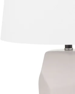 Tischlampe Rosa 43 Cm Trommelform Elia