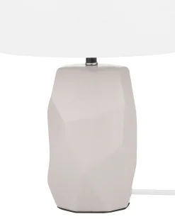 Tischlampe Rosa 43 Cm Trommelform Elia