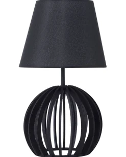 Tischlampe Schwarz 41 Cm Kegelform Samo