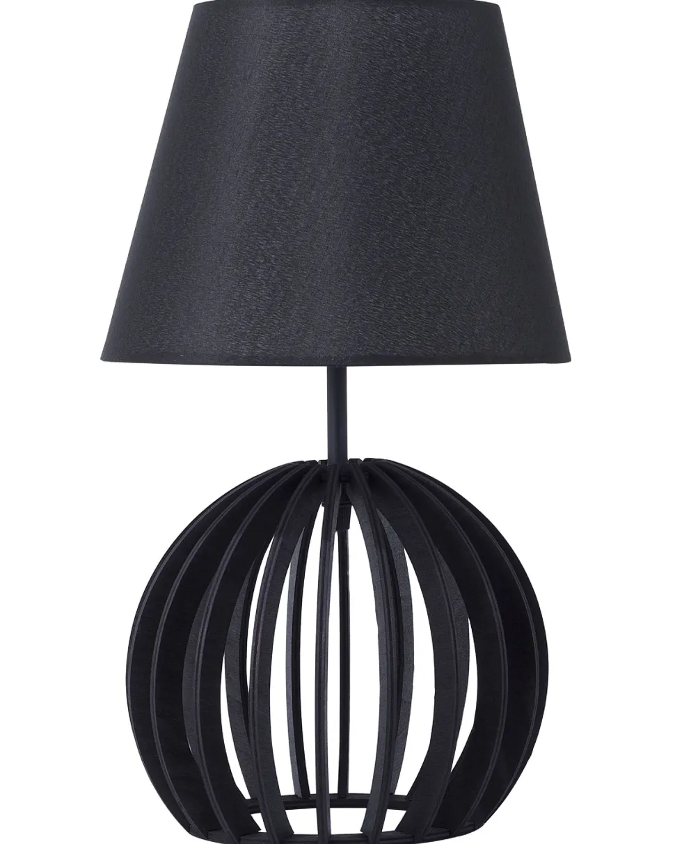 Tischlampe Schwarz 41 Cm Kegelform Samo