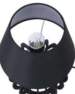 Tischlampe Schwarz 41 Cm Kegelform Samo