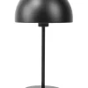 Tischlampe Schwarz 44 Cm Rund Senette