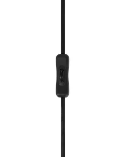 Tischlampe Schwarz 55 Cm Trommelform Stiletto