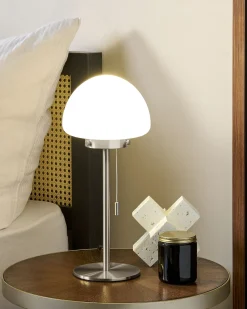 Tischlampe Silber 39 Cm Moruga