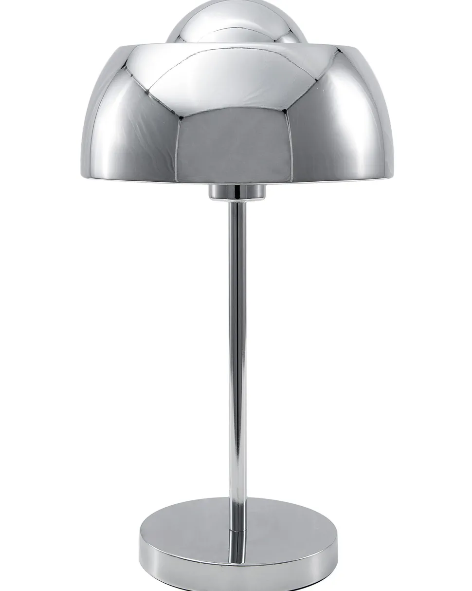 Tischlampe Silber 44 Cm Rund Senette