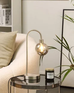 Tischlampe Silber Ramis