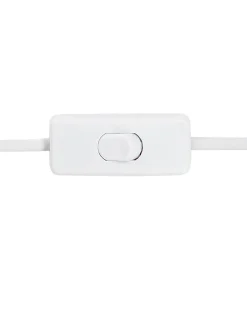 Tischlampe Weis / Blau 45 Cm Kegelform Palakaria