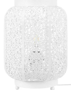 Tischlampe Weis 27 Cm Laternenform Somes