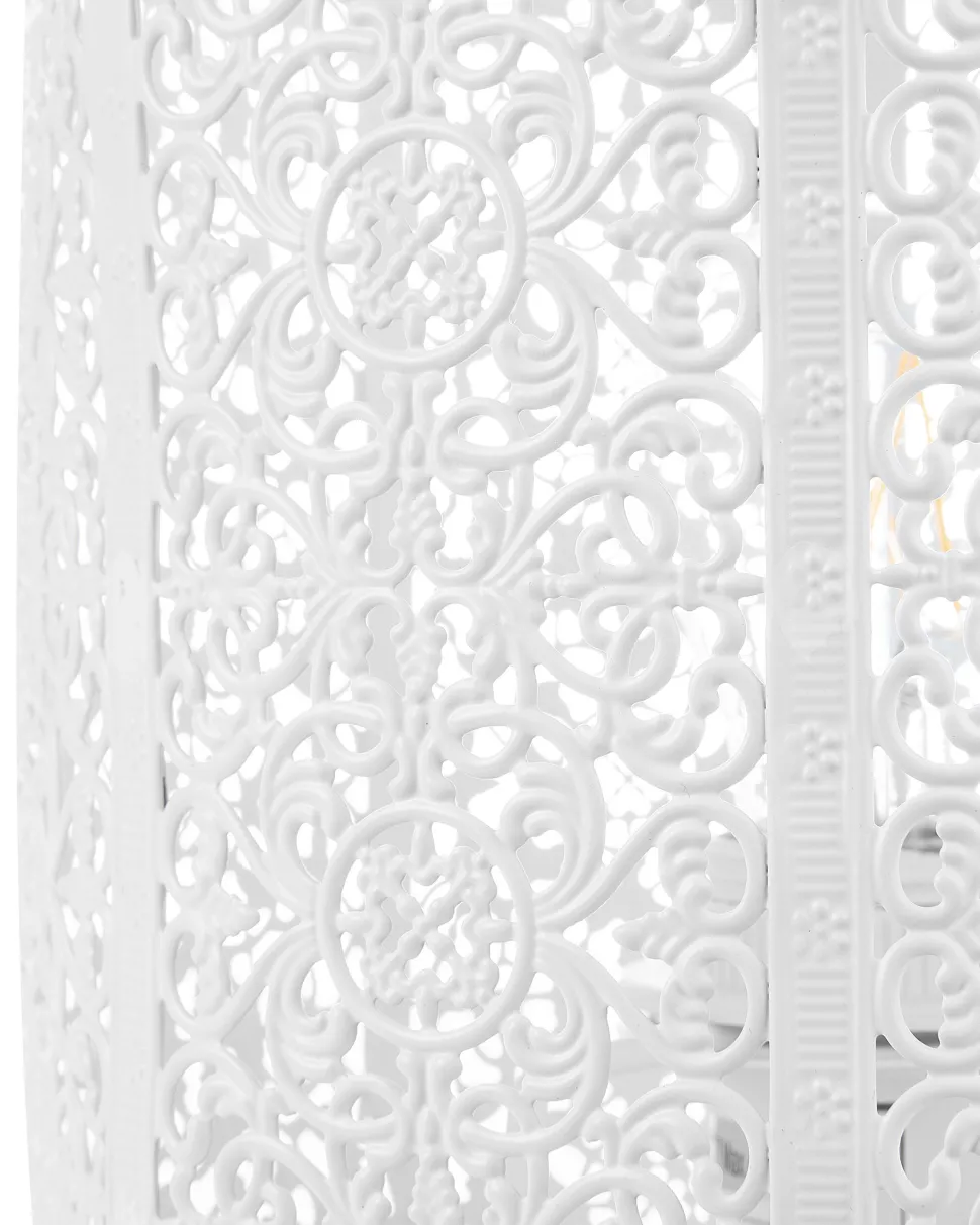 Tischlampe Weis 27 Cm Laternenform Somes