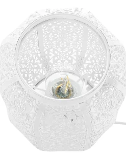 Tischlampe Weis 27 Cm Laternenform Somes