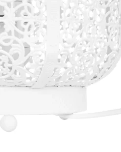 Tischlampe Weis 27 Cm Laternenform Somes