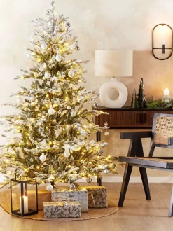 Tischlampe Weis 58 Cm Trommelform Venta