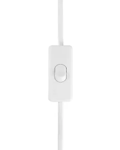 Tischlampe Weis 45 Cm Trommelform Neris