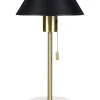 Tischleuchte Metall Schwarz/Gold 37 Cm Caparo