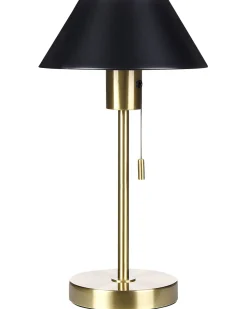 Tischleuchte Metall Schwarz/Gold 37 Cm Caparo