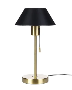 Tischleuchte Metall Schwarz/Gold 37 Cm Caparo