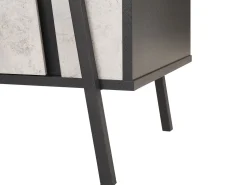 Tv-Mobel Betonoptik / Schwarz 177 X 40 X 46 Cm Blackpool