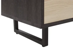 Tv-Mobel Dunkler / Heller Holzfarbton 140 X 35 X 44 Cm Maine