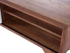 Tv-Mobel Dunkler Holzfarbton / Weis 117 X 35 X 44 Cm Buffalo