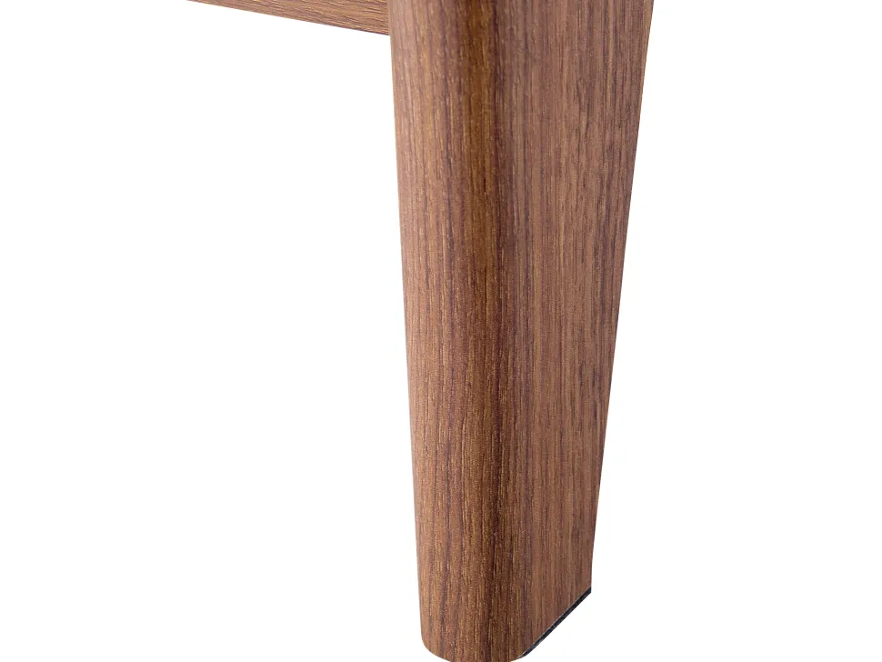Tv-Mobel Dunkler Holzfarbton / Weis Mit 3 Schubladen 140 X 39 X 53 Cm Syracuse