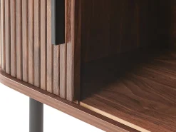 Tv-Mobel Dunkler Holzfarbton / Schwarz Jose