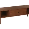 Tv-Mobel Dunkler Holzfarbton Mit Schubalde 120 X 40 X 41 Cm Clinton