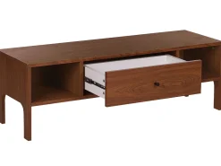 Tv-Mobel Dunkler Holzfarbton Mit Schubalde 120 X 40 X 41 Cm Clinton