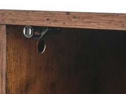 Tv-Mobel Dunkler Holzfarbton / Schwarz 110 X 40 X 50 Cm Vilseck