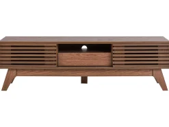Tv-Mobel Dunkler Holzfarbton Mit Schublade 149 X 35 X 44 Cm Detroit