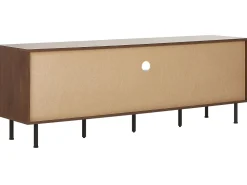 Tv-Mobel Grau / Dunkler Holzfarbton 160 X 40 X 56 Cm Palmer