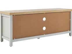 Tv-Mobel Grau / Heller Holzfarbton 130 X 39 X 51 Cm Hamp