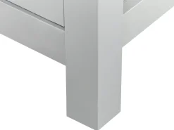 Tv-Mobel Grau / Heller Holzfarbton 130 X 39 X 51 Cm Hamp