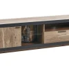 Tv-Mobel Heller Holzfarbton/Schwarz 160 X 42 X 45 Cm Marana