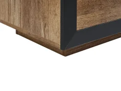 Tv-Mobel Heller Holzfarbton/Schwarz 160 X 42 X 45 Cm Marana