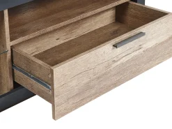 Tv-Mobel Heller Holzfarbton/Schwarz 160 X 42 X 45 Cm Marana