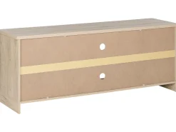Tv-Mobel Heller Holzfarbton 2 Schiebeturen 150 X 40 X 60 Cm Ulan