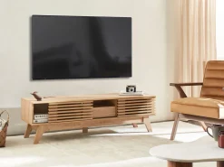 Tv-Mobel Heller Holzfarbton 149 X 36 X 44 Cm Detroit
