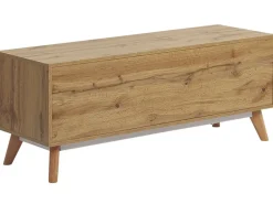 Tv-Mobel Heller Holzfarbton 120 X 40 X 49 Cm Florida