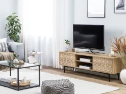Tv-Mobel Heller Holzfarbton 160 X 40 X 50 Cm Torvi