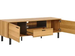 Tv-Mobel Heller Holzfarbton / Schwarz Claremont