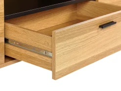 Tv-Mobel Heller Holzfarbton / Schwarz Claremont