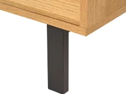 Tv-Mobel Heller Holzfarbton / Schwarz Claremont