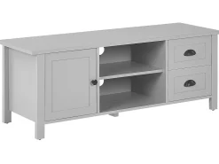 Tv-Mobel Hellgrau Mit 2 Schubladen 120 X 42 X 46 Cm Honolulu
