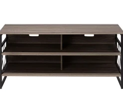 Tv-Mobel Holzoptik Taupe 120 X 51 X 57 Cm Carlisle