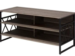 Tv-Mobel Holzoptik Taupe 120 X 51 X 57 Cm Carlisle