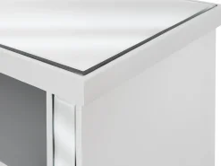Tv-Mobel Spiegeleffekt Mit 2 Schubladen 100 X 33 X 60 Cm Nicea