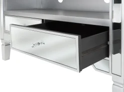 Tv-Mobel Spiegeleffekt Mit 2 Schubladen 100 X 33 X 60 Cm Nicea