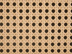 Tv-Mobel Weis / Heller Holzfarbton Rattan-Turen 140 X 39 X 45 Cm Parton